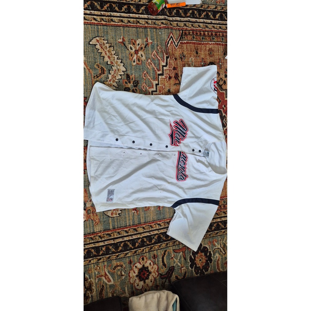 Minnesota Twins‎ MLB Dynasty Baseball Jersey White Mens 2XL